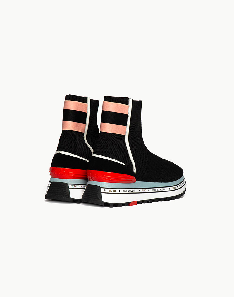 Liu Jo Sneakers Hoa 15 Mid Sneaker Mid Black | The Little Green Bag