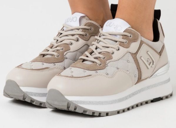 Sneakers platform con swarovski wonder maxi Liu jo - Bolero Boutique