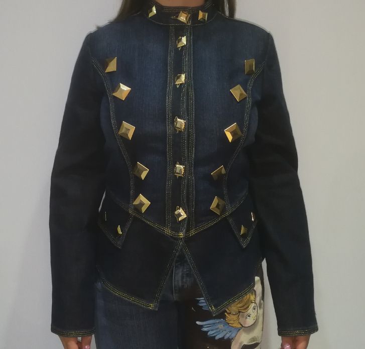 Giacca denim con applicazioni ANGELO MARANI - Bolero Boutique